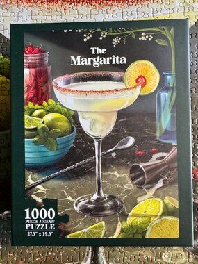 Gouda Games THE MARGARITA – Cocktail Jigsaw Puzzle for Adults - 1000 Pieces